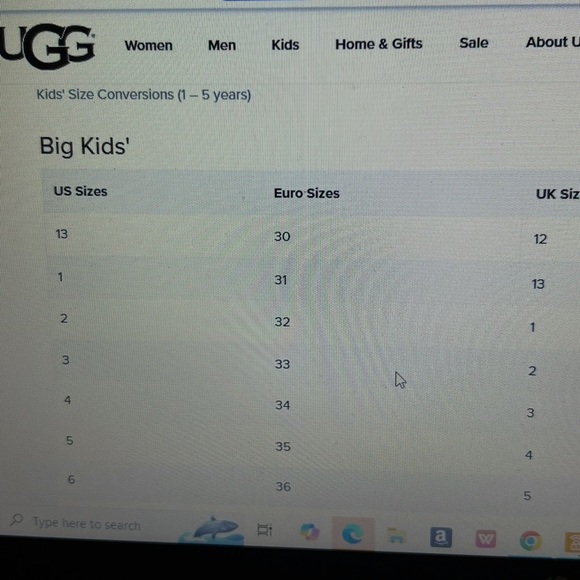 Big Kid's Ugg Classic II Shimmer Pink Metallic Boot US 3/ UK2 / EU 33 - Picture 9 of 9